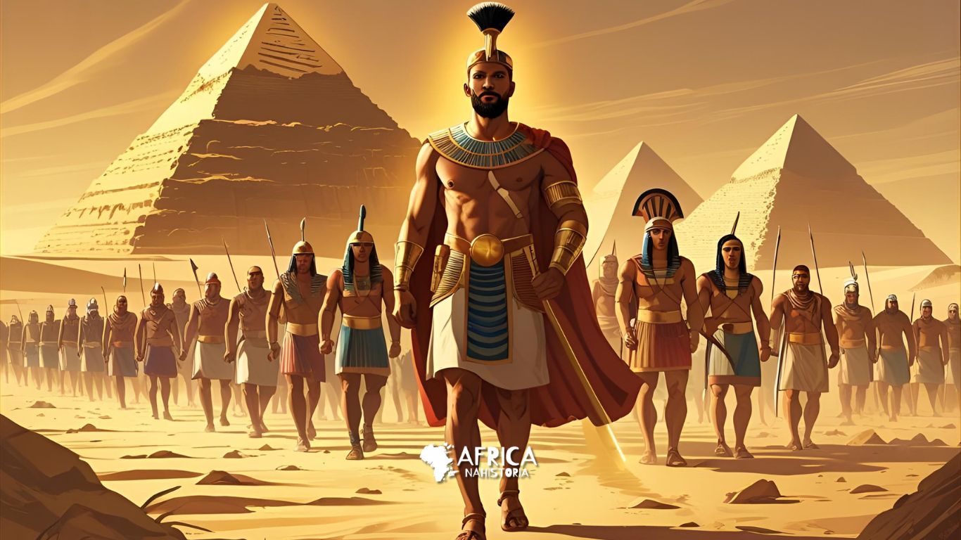 Peye Comandou uma campanha no Egito