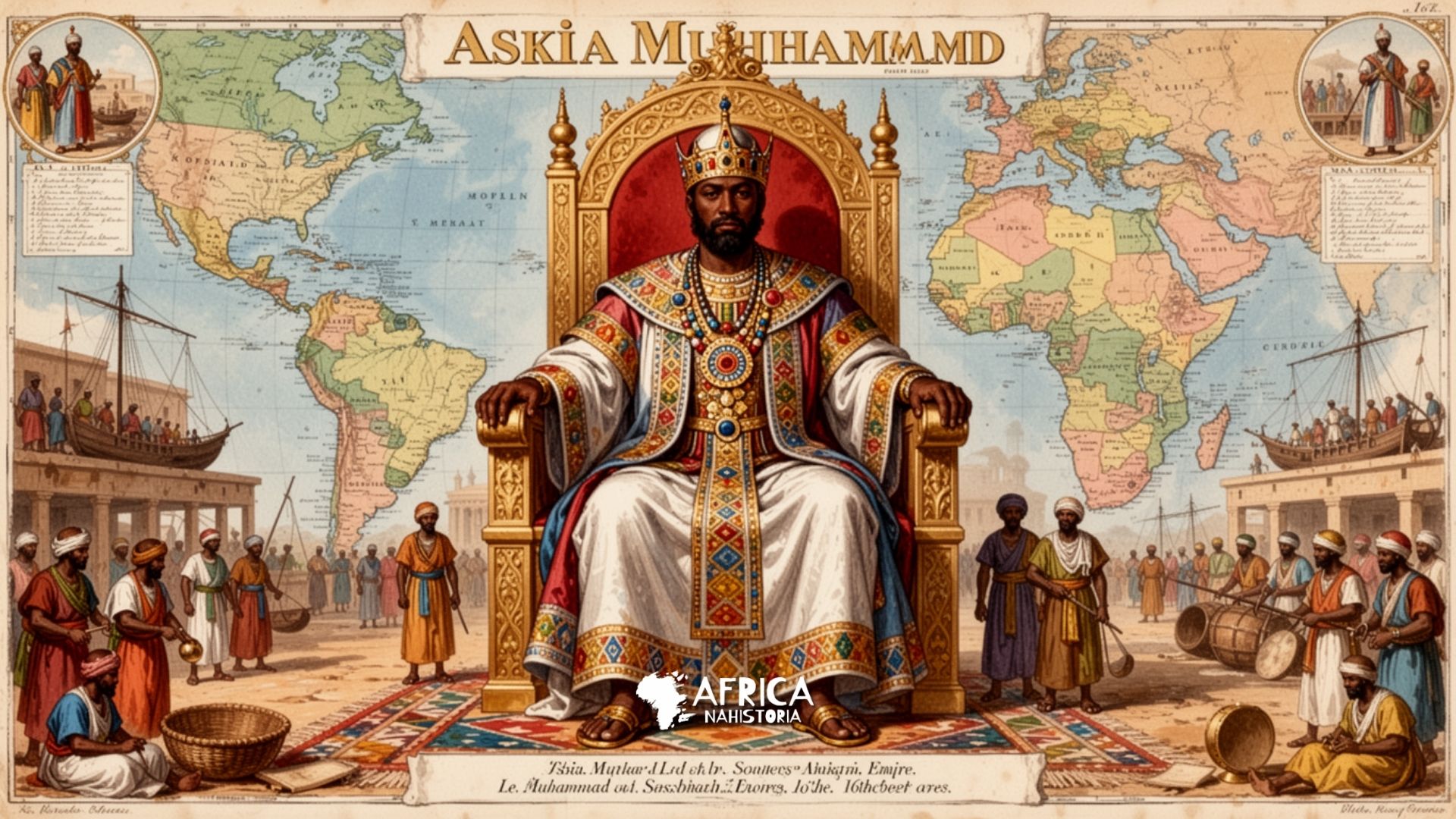 Askia Muhammad Sua Linhagem Governou os Songhai, com Vários Sucessores entre 1528 e 1592