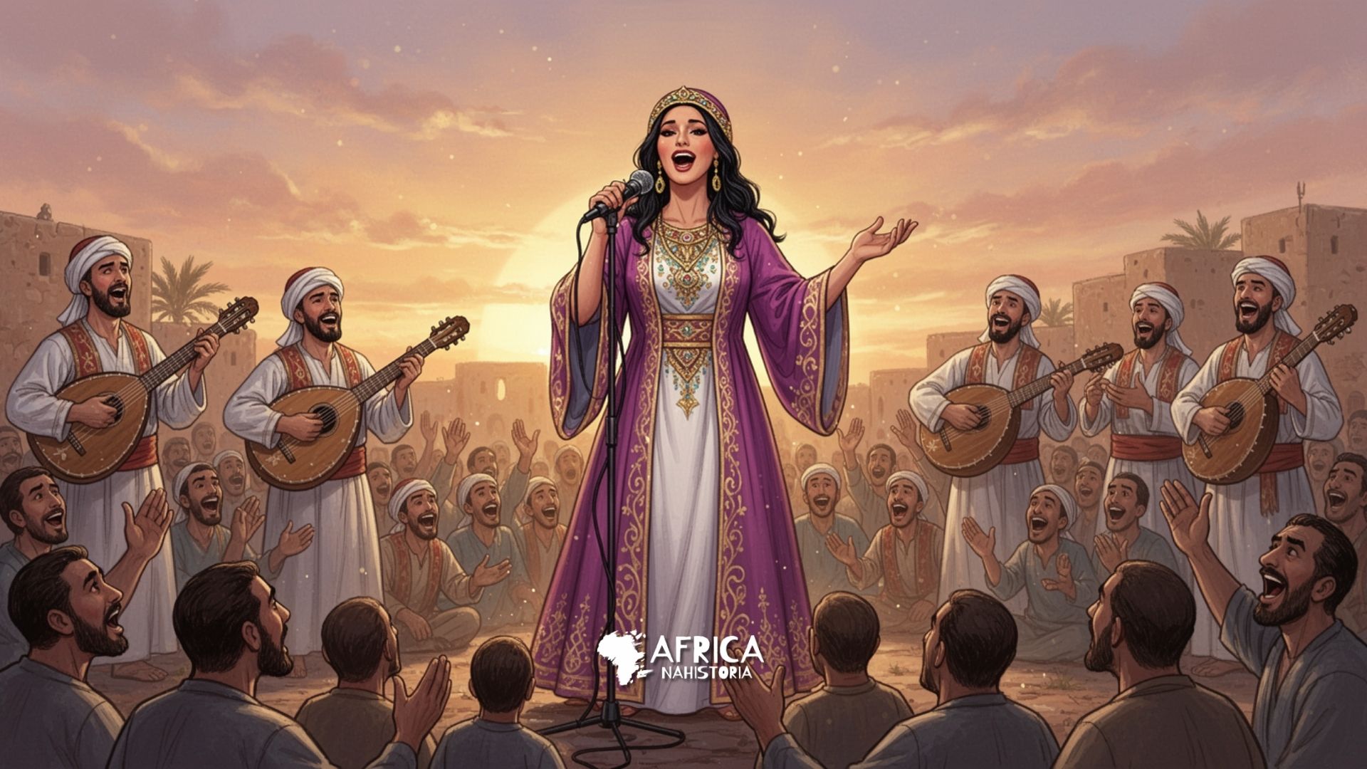 Saliha Grande cantora de ona badawi na Tunísia