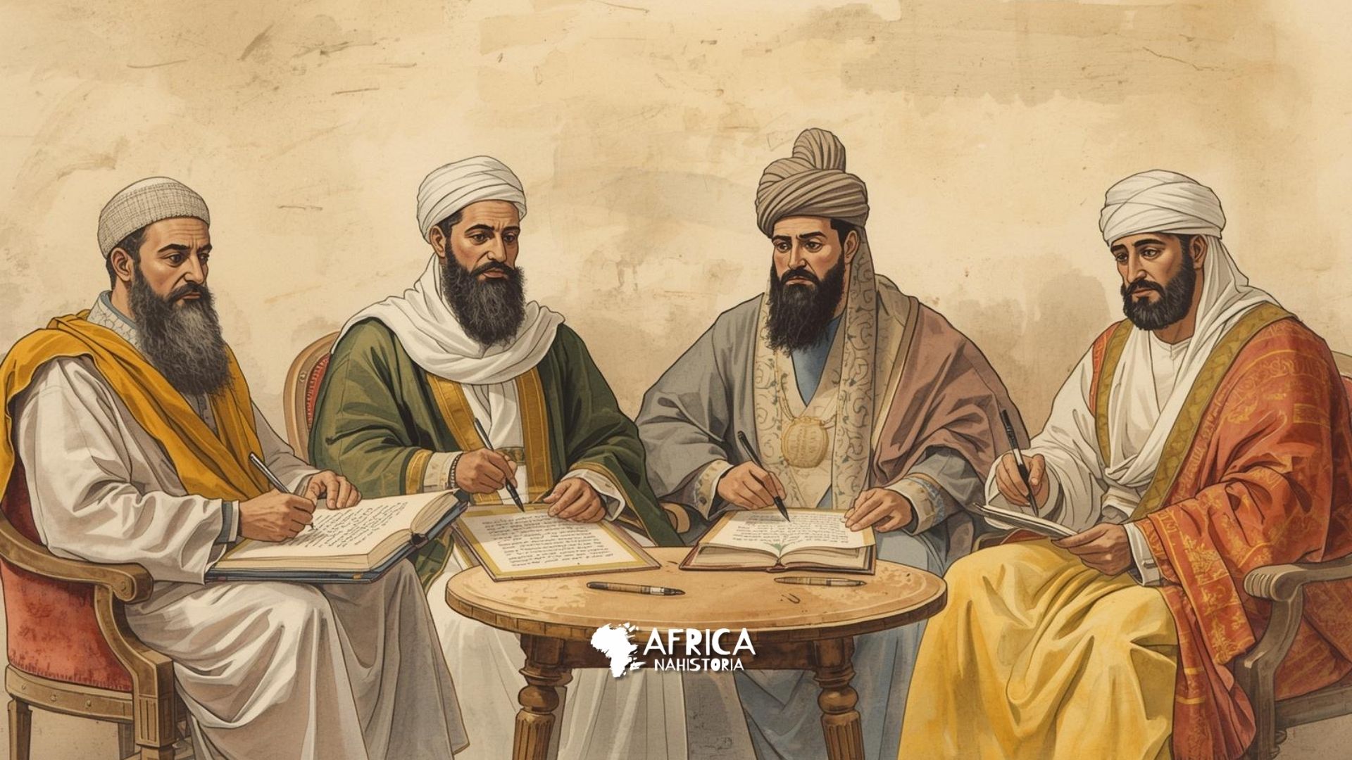 Al-Bashīr, ‘Abd al-Mū’min, ‘Umar Asnadj e Mūsā Ibn Tamara: Membros do Conselho dos Dez