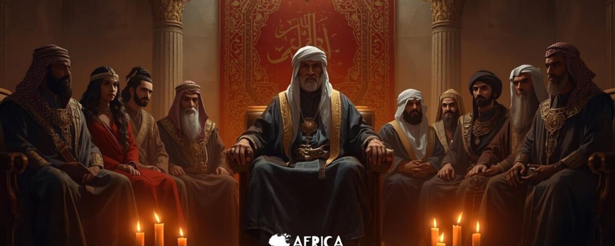 Al-Mahdi: Figura central, com o Conselho dos Dez