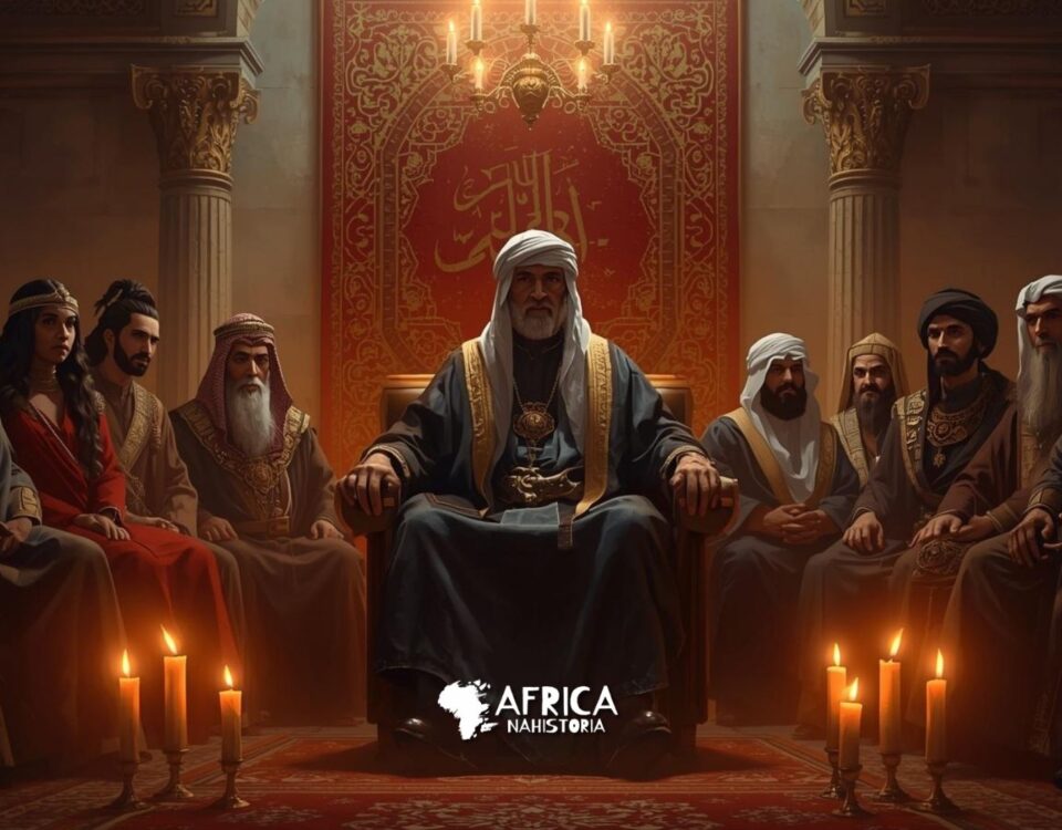 Al-Mahdi: Figura central, com o Conselho dos Dez