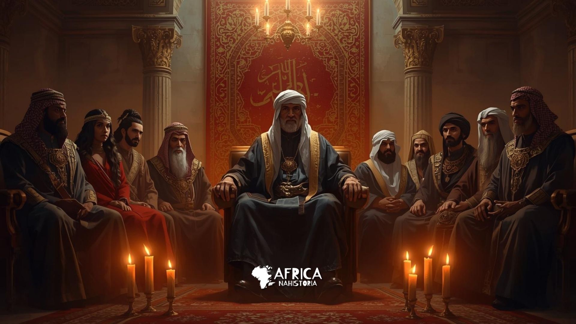 Al-Mahdi: Figura central, com o Conselho dos Dez